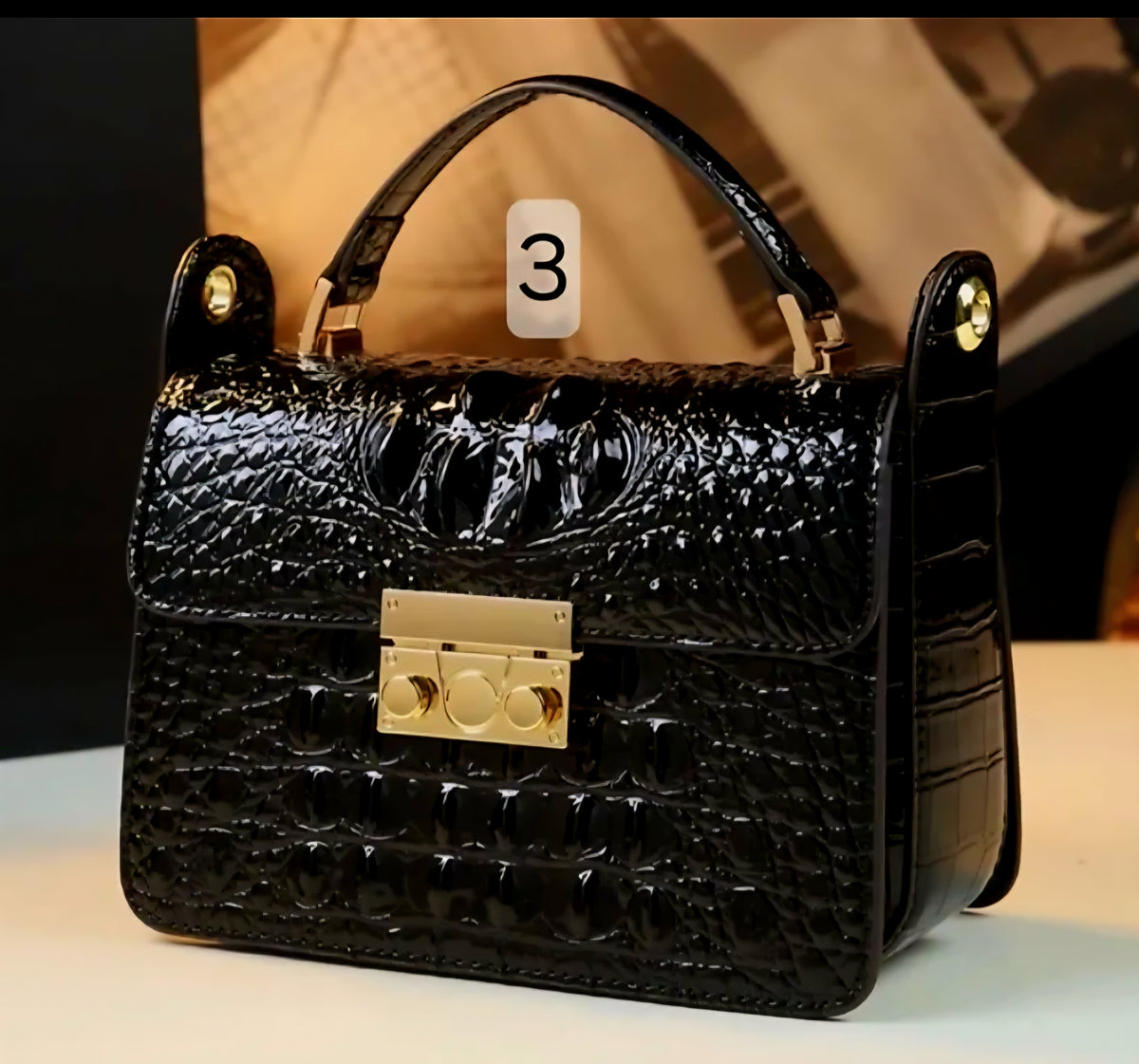 Charming Green leather bag